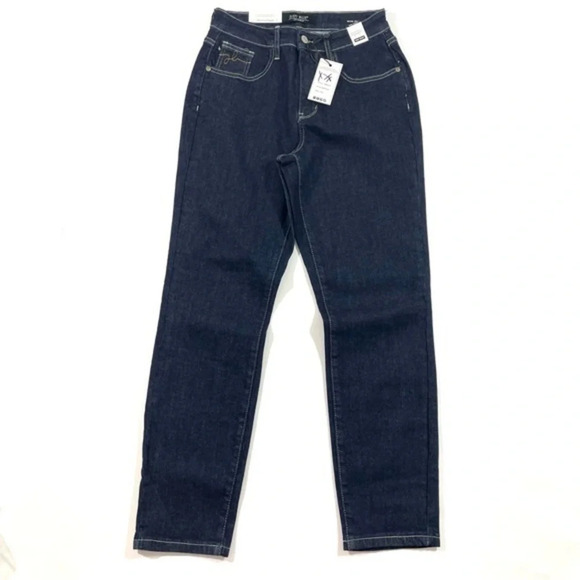 New Judy Blue High Waist Mom Jeans Dark Wash - Picture 1 of 9